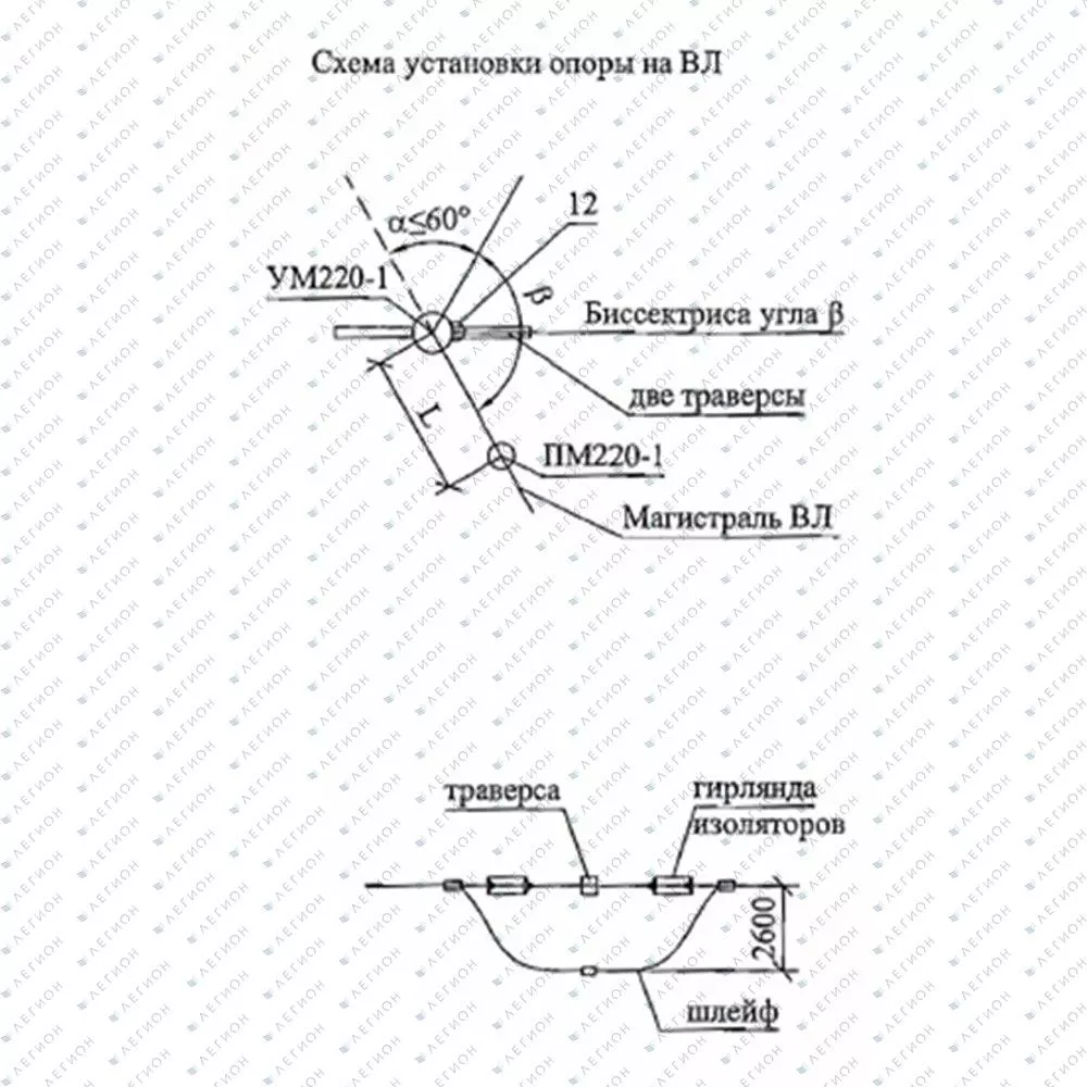 Многогранная опора УМ220-1